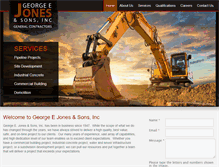 Tablet Screenshot of gejonesinc.com